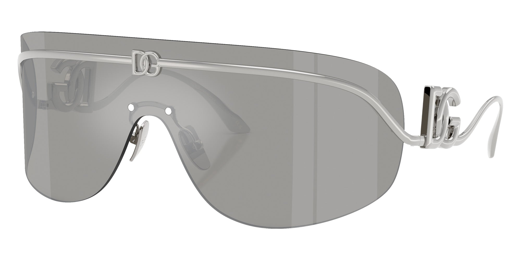 DOLCE & GABBANA DG2320 05/6G 140 - Silver / Gray Mirrored Silver #id:dg2320056g_s:102105