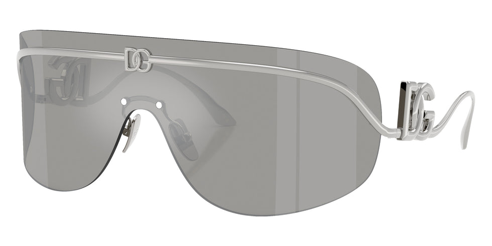 DOLCE & GABBANA DG2320 05/6G 140 - Silver / Gray Mirrored Silver #id:dg2320056g_s:102105