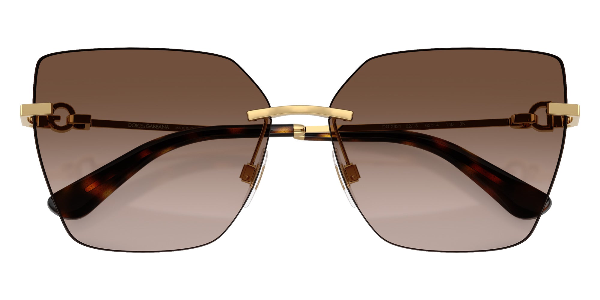 DOLCE & GABBANA DG2321 02/13 62 - Gold / Brown Gradient #id:dg23210213_s:100120