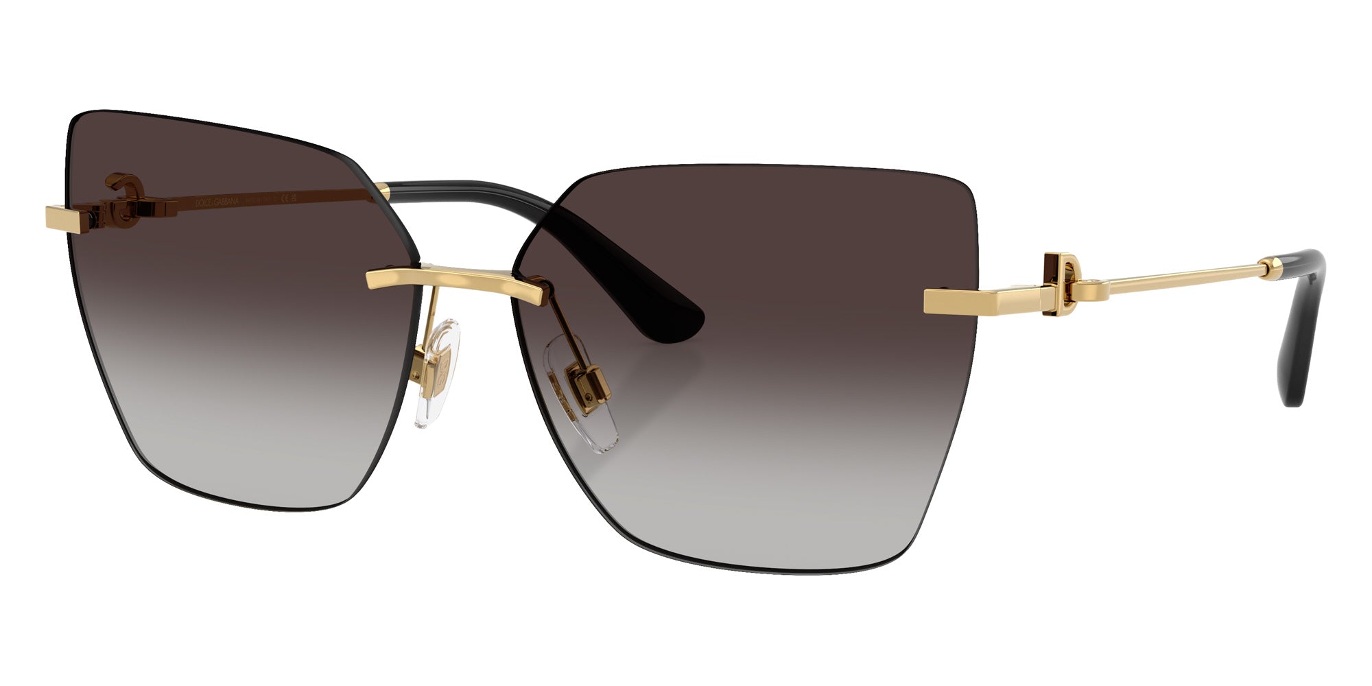 DOLCE & GABBANA DG2321 02/8G 62 - Gold / Gray Gradient #id:dg2321028g_s:104105