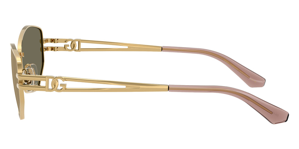 DOLCE&GABBANA DG2338 02/03 58 - Gold / Clear Mirrored Real Yellow Gold #id:dg23380203_s:100110