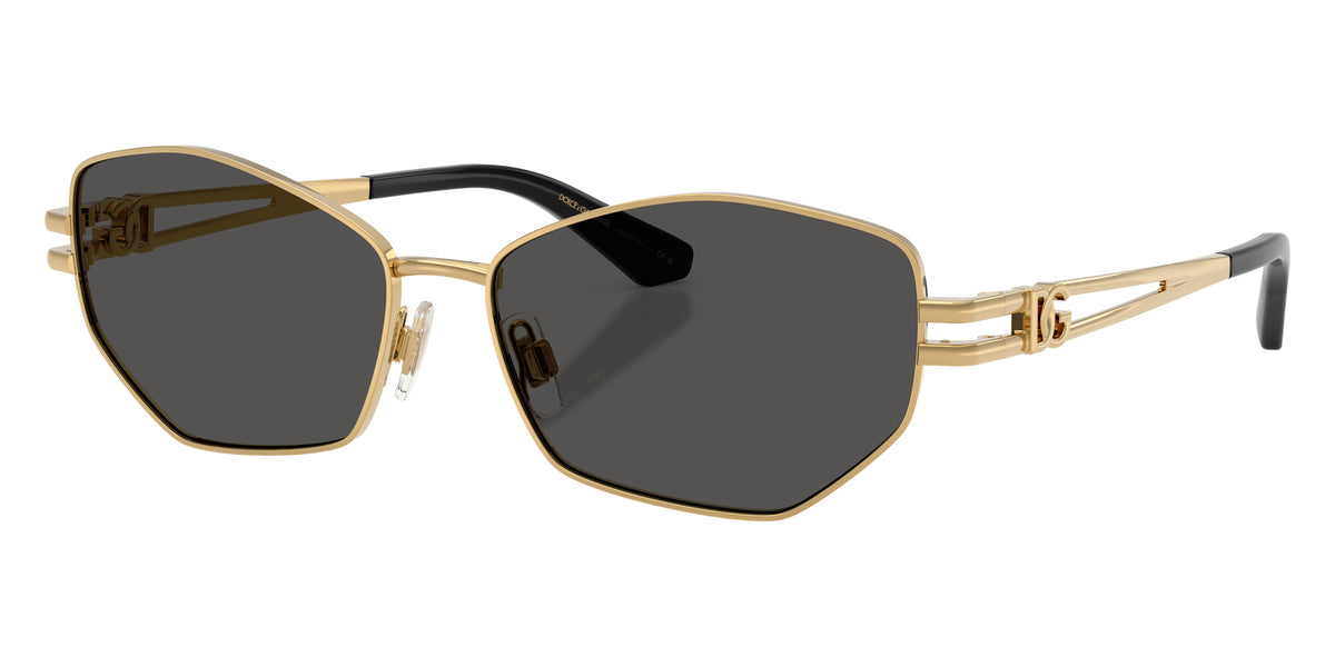 DOLCE&GABBANA DG2338 02/87 58 - Gold / Dark Gray #id:dg23380287_s:102105