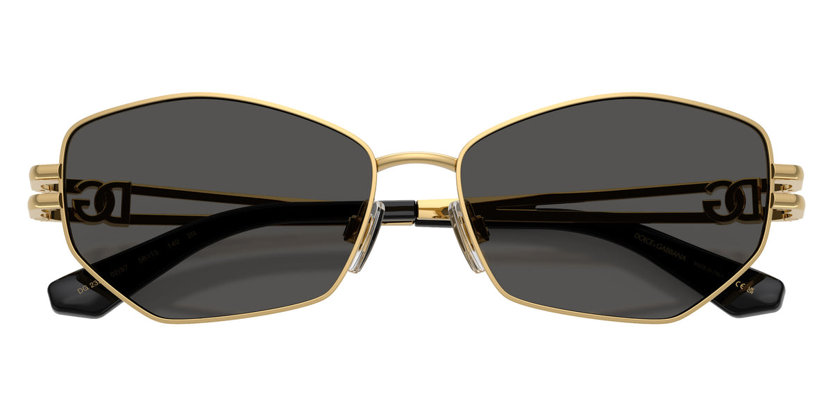 DOLCE&GABBANA DG2338 02/87 58 - Gold / Dark Gray #id:dg23380287_s:102120