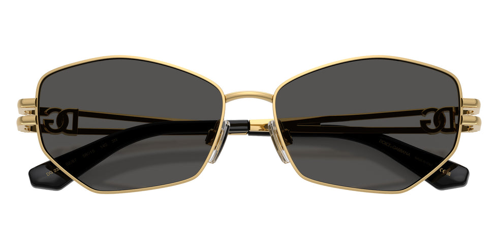 DOLCE&GABBANA DG2338 02/87 58 - Gold / Dark Gray #id:dg23380287_s:102120