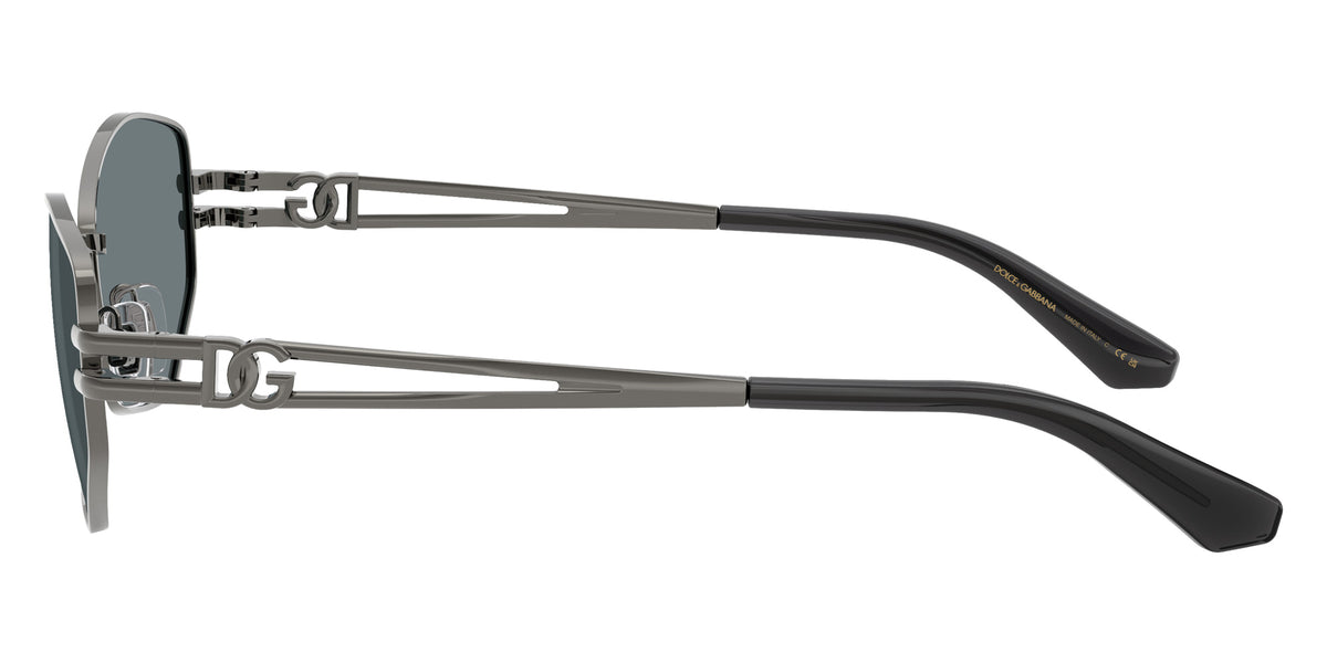 DOLCE&GABBANA DG2338 12866G 58 - Dark Gunmetal / Gray Mirrored Black #id:dg233812866g_s:108110