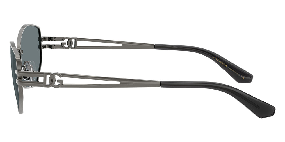 DOLCE&GABBANA DG2338 12866G 58 - Dark Gunmetal / Gray Mirrored Black #id:dg233812866g_s:108110