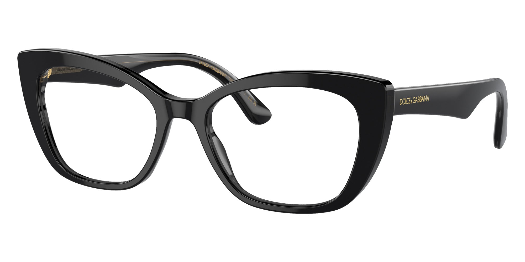 DOLCE & GABBANA DG3360 3246 54 - Black/Transparent Gray #id:dg33603246_s:100105