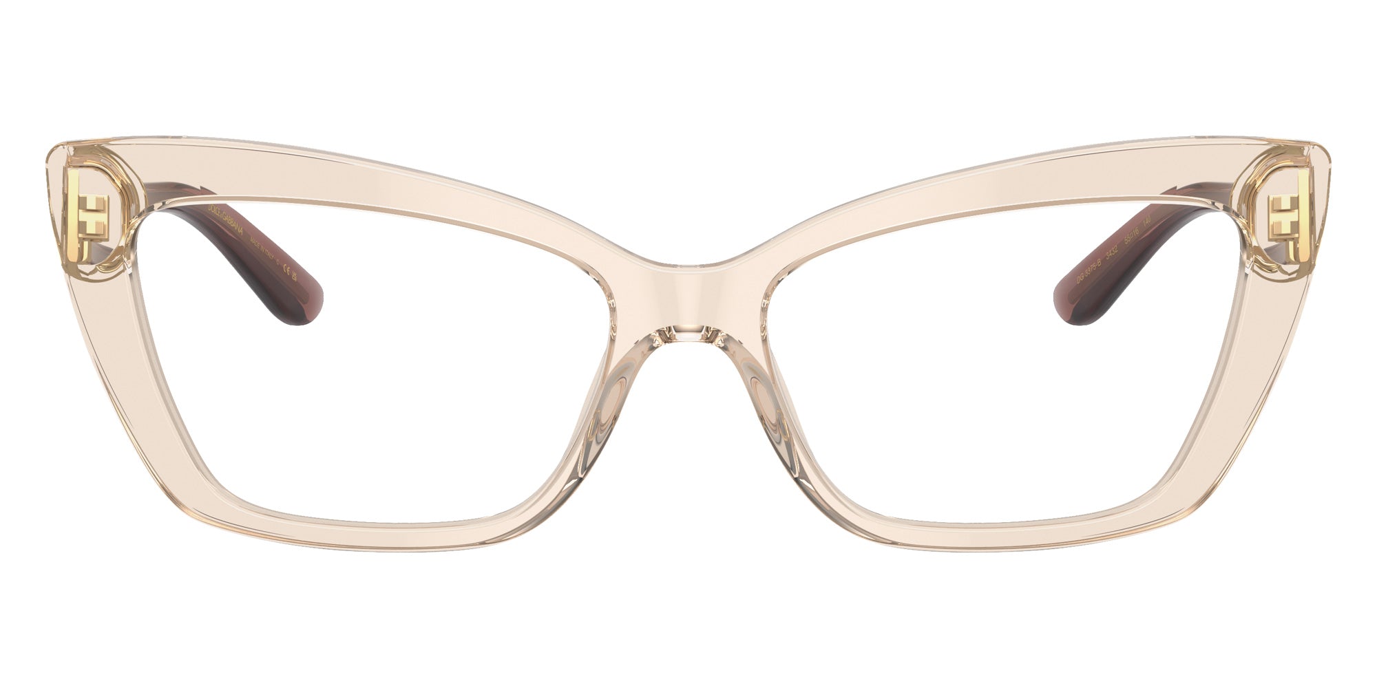 DOLCE & GABBANA DG3375B 3432 55 - Transparent Camel #id:dg3375b3432_s:100100
