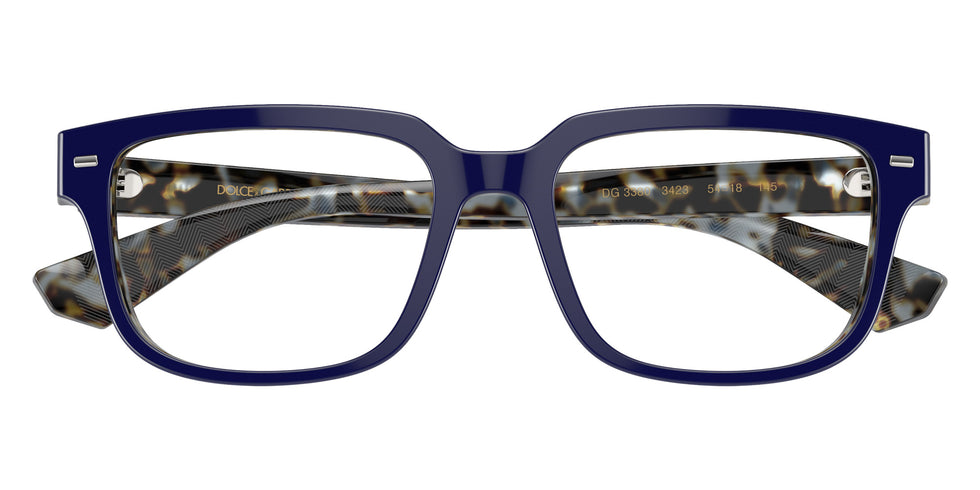 DOLCE & GABBANA DG3380 3423 54 - Blue on Blue Havana #id:dg33803423_s:100120