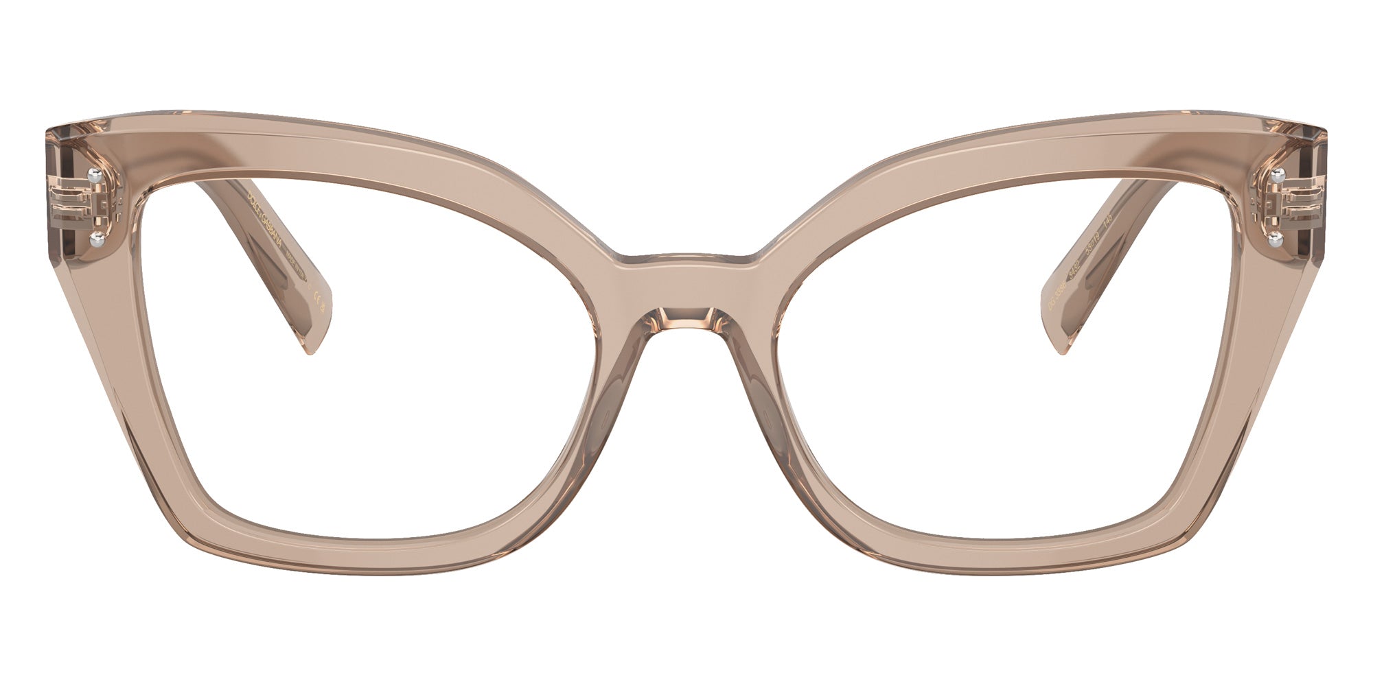 DOLCE & GABBANA DG3386 3432 53 - Transparent Camel #id:dg33863432_s:100100