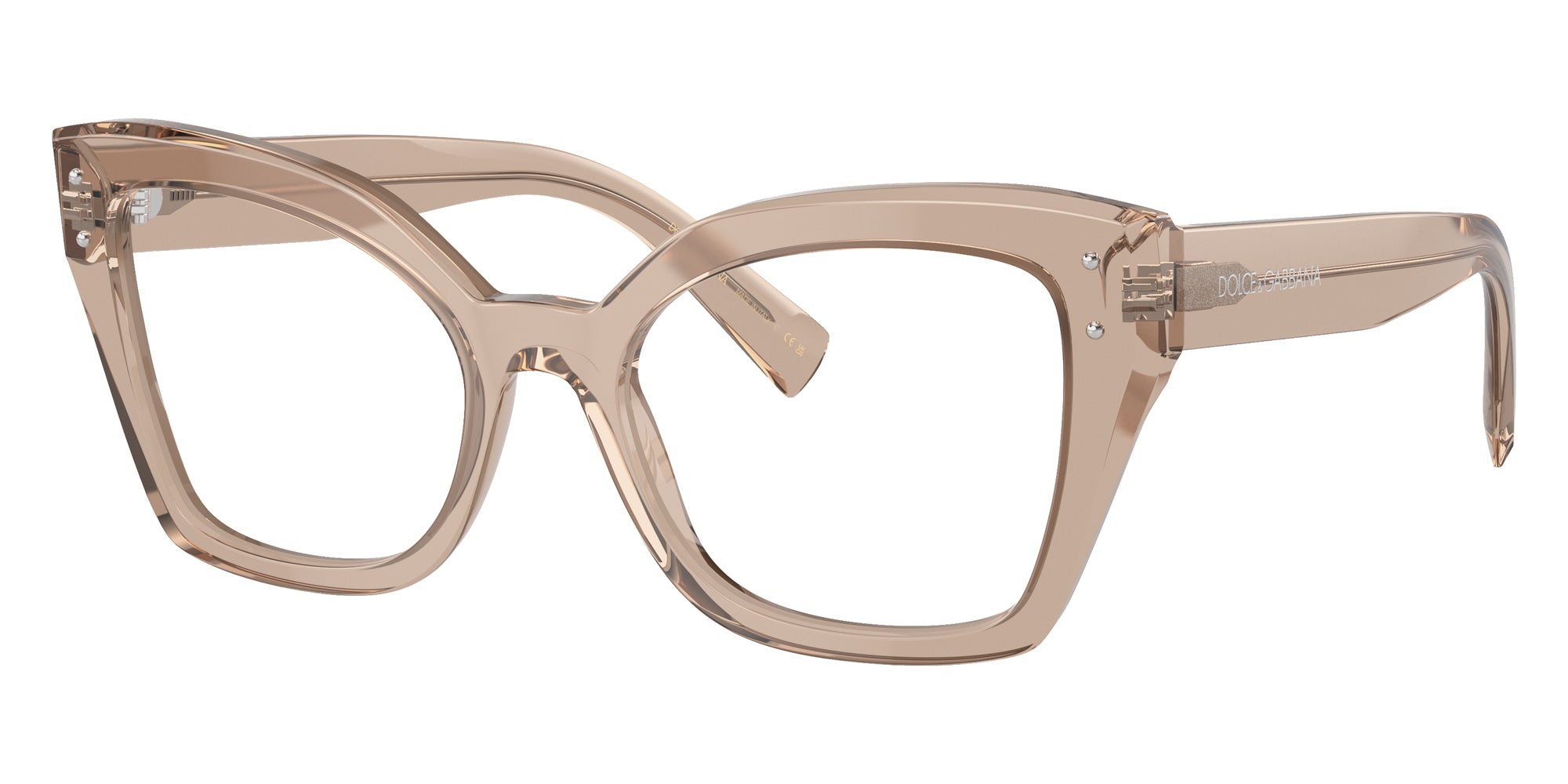 DOLCE & GABBANA DG3386 3432 53 - Transparent Camel #id:dg33863432_s:100105
