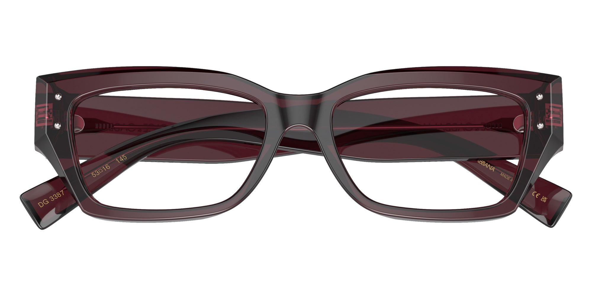 DOLCE & GABBANA DG3387 3045 53 - Transparent Violet #id:dg33873045_s:100120