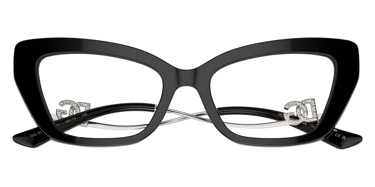DOLCE & GABBANA DG3391B 501 56 - Black #id:dg3391b501_s:100120
