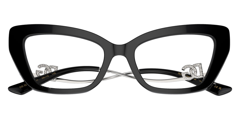 DOLCE & GABBANA DG3391B 501 56 - Black #id:dg3391b501_s:100120
