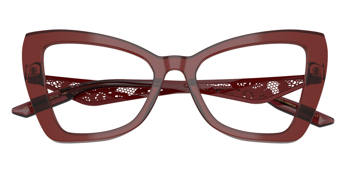 DOLCE & GABBANA DG3409 3045 53 - Transparent Bordeaux #id:dg34093045_s:100120