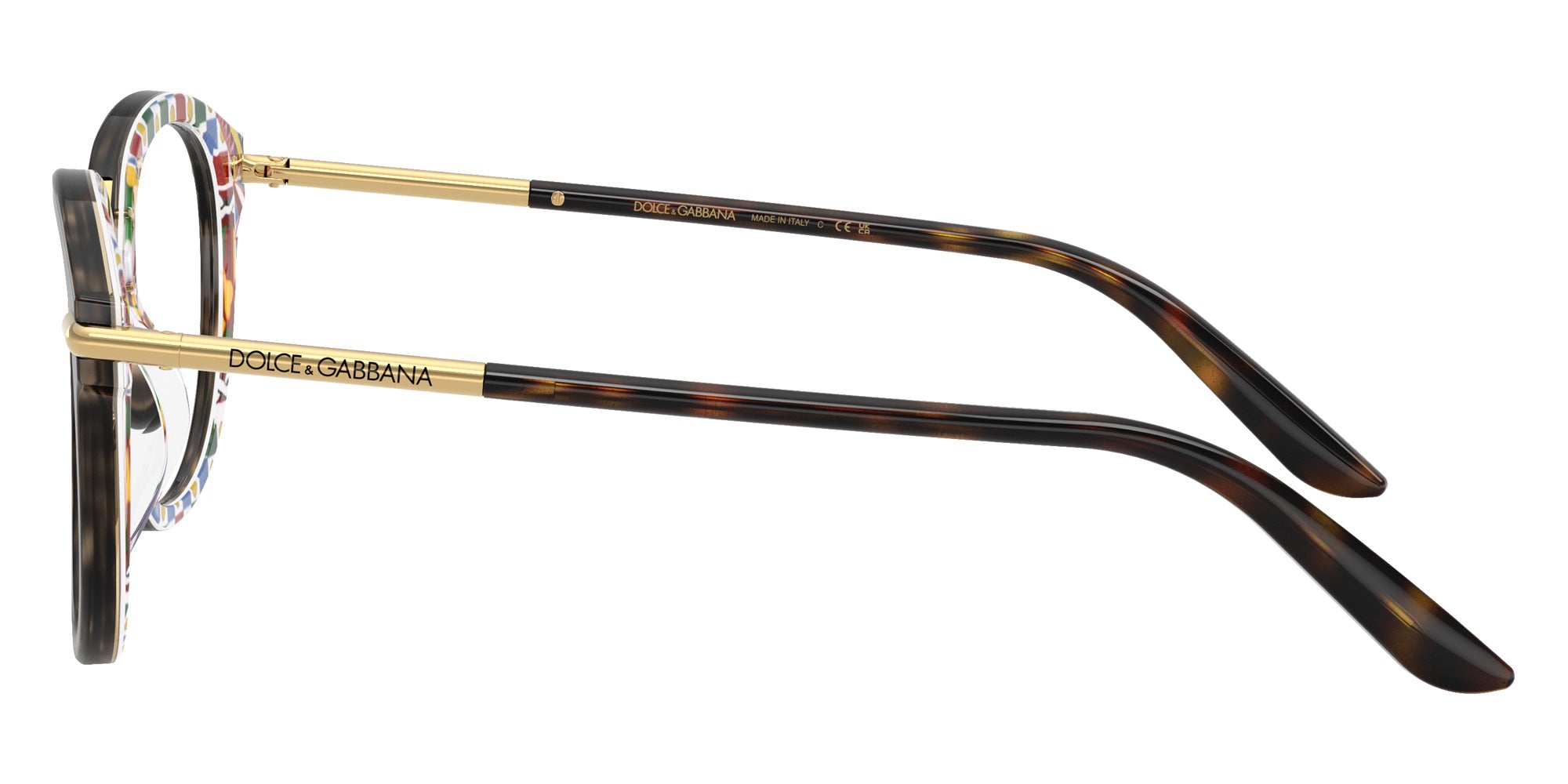 DOLCE & GABBANA DG3410 3217 50 - Havana on White Barrow #id:dg34103217_s:100110