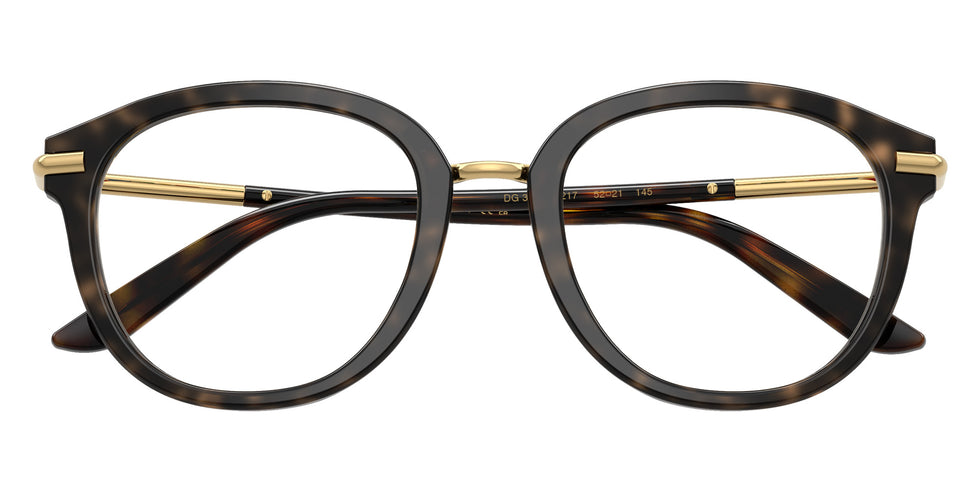 DOLCE & GABBANA DG3410 3217 50 - Havana on White Barrow #id:dg34103217_s:100120