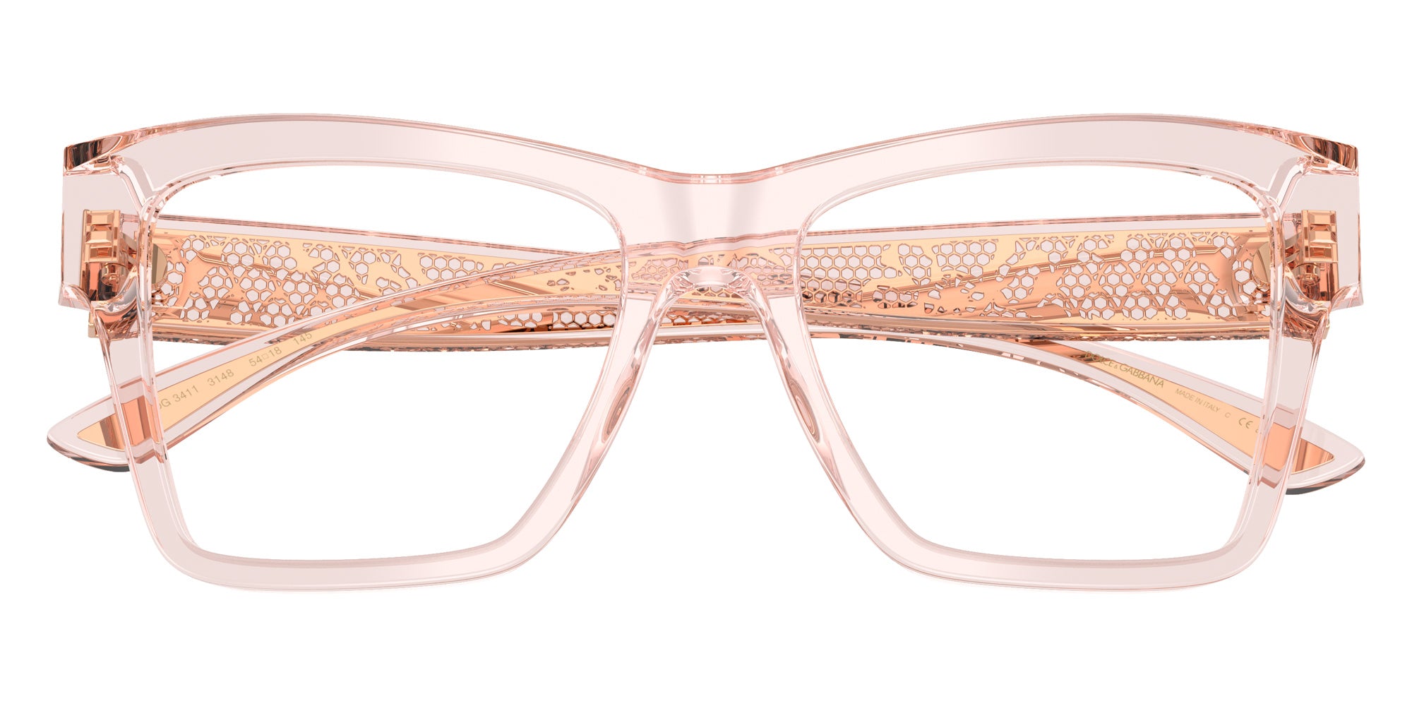 DOLCE & GABBANA DG3411 3148 54 - Transparent Rose #id:dg34113148_s:102120