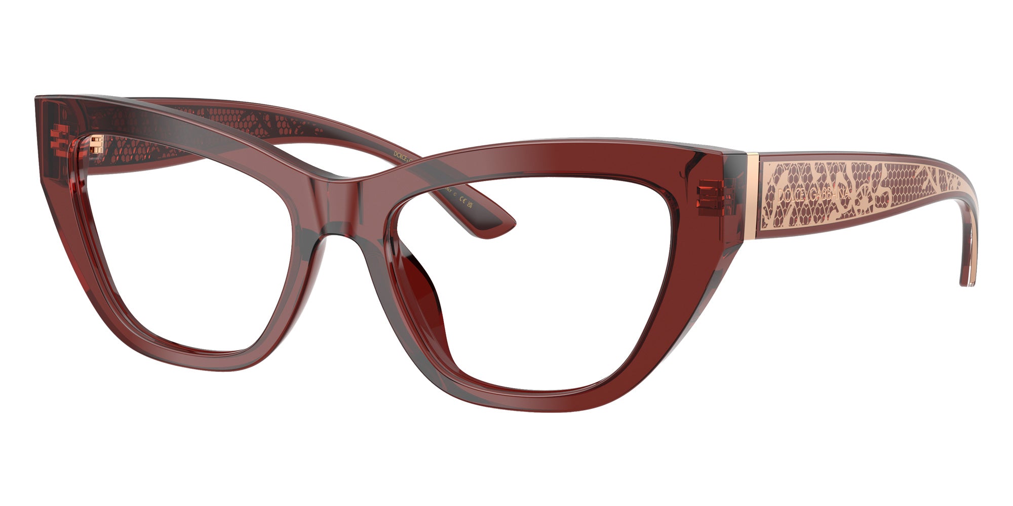 DOLCE & GABBANA DG3412 3045 53 - Transparent Bordeaux #id:dg34123045_s:100105