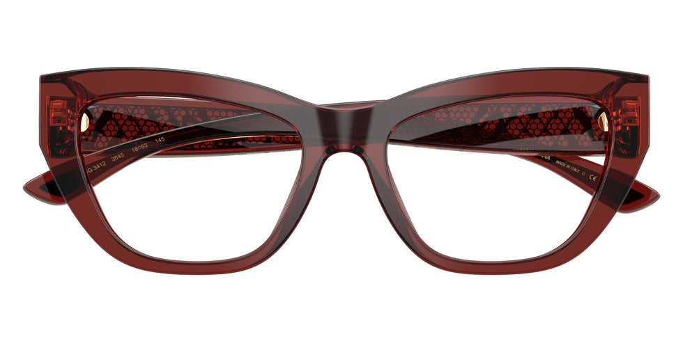 DOLCE & GABBANA DG3412 3045 53 - Transparent Bordeaux #id:dg34123045_s:100120