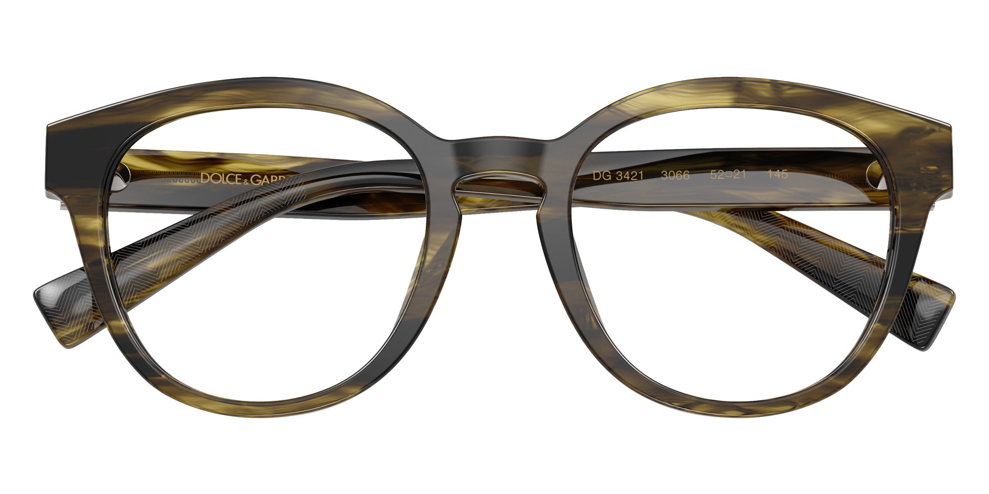 DOLCE&GABBANA DG3421 3066 52 - Striped Green #id:dg34213066_s:100100