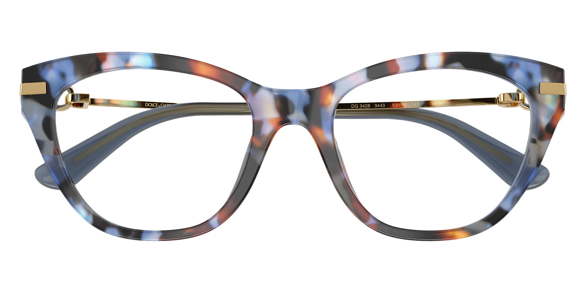 DOLCE & GABBANA DG3428 3443 51 - Havana Blue #id:dg34283443_s:100120
