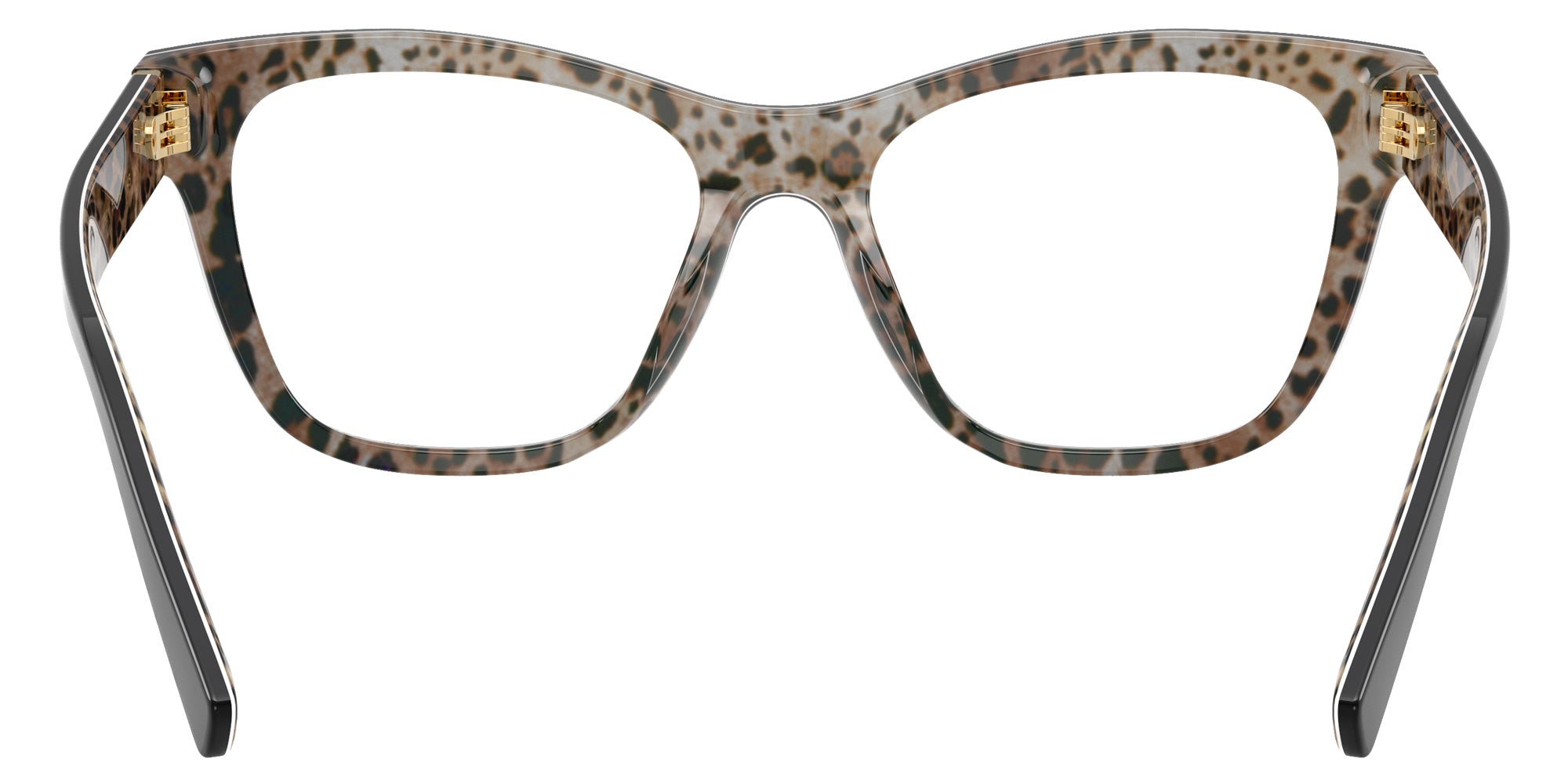 DOLCE & GABBANA DG3430 3299 53 - Black on Leo Brown #id:dg34303299_s:102115