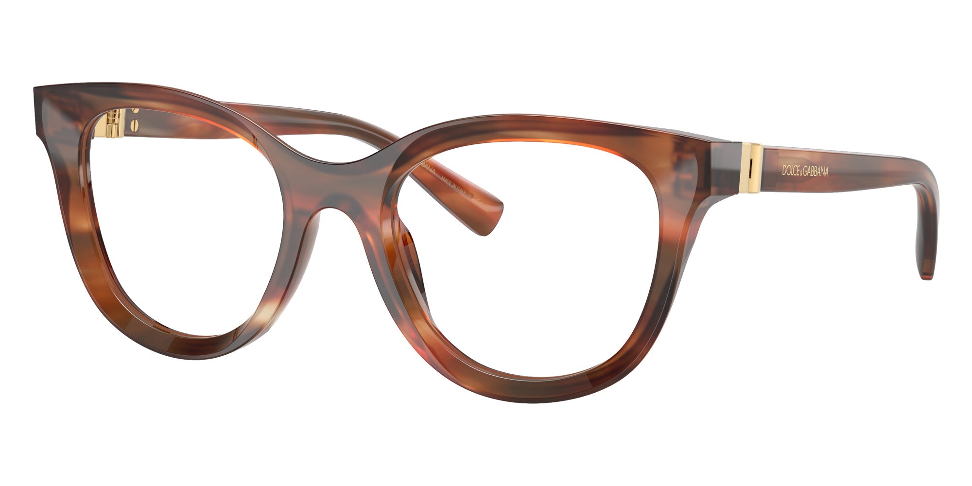 DOLCE&GABBANA DG3437 3221 51 - Striped Brown #id:dg34373221_s:100105