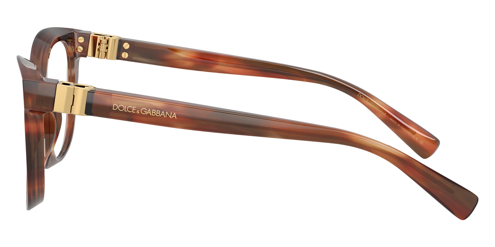 DOLCE&GABBANA DG3437 3221 51 - Striped Brown #id:dg34373221_s:100110