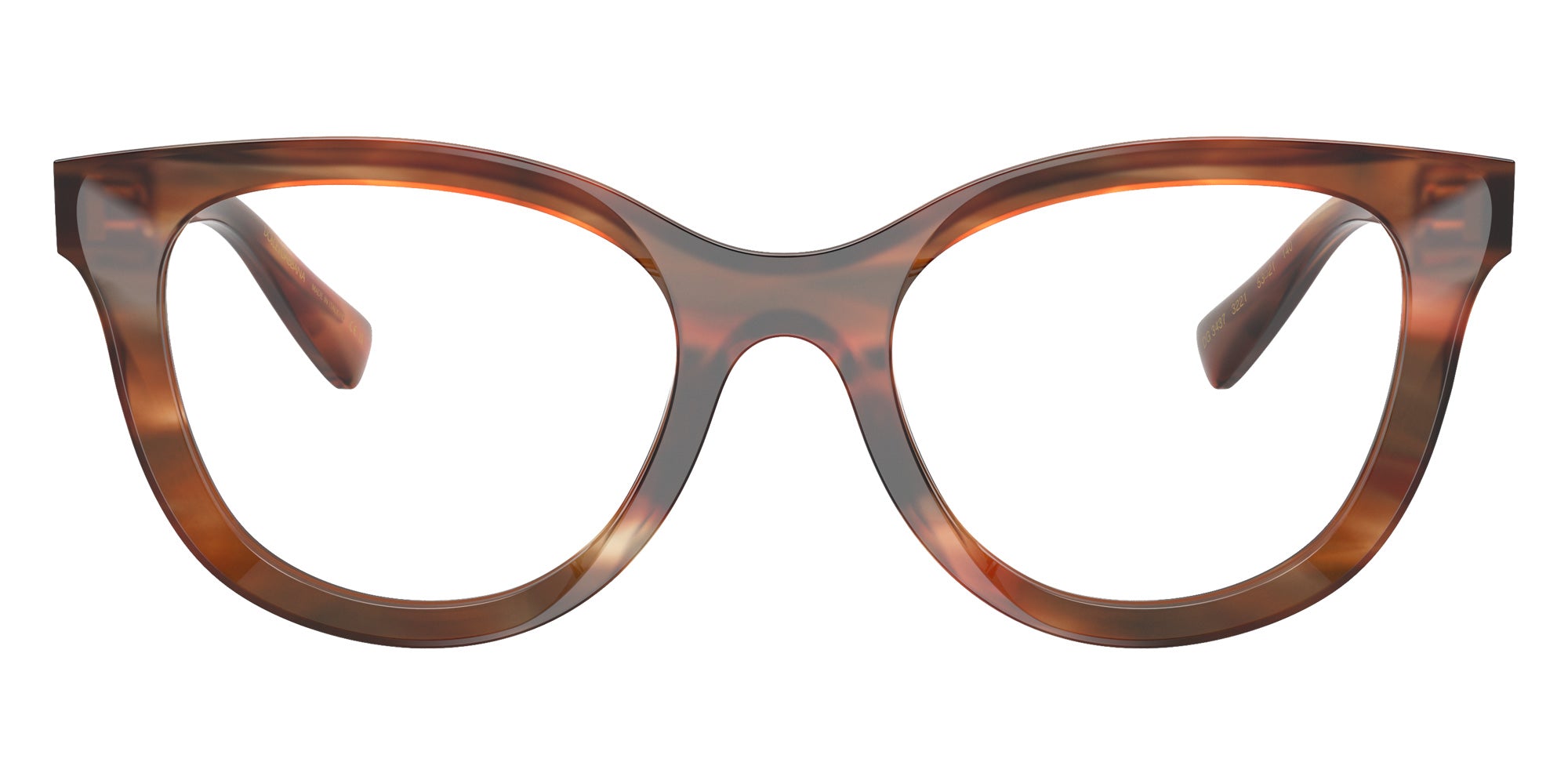 DOLCE&GABBANA DG3437 3221 51 - Striped Brown #id:dg34373221_s:100120