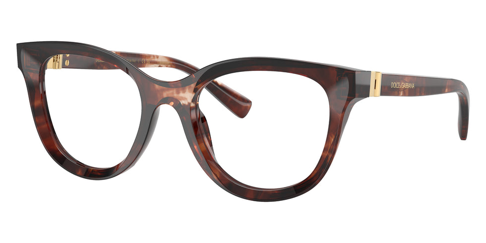 DOLCE&GABBANA DG3437 3222 51 - Dark Red Havana #id:dg34373222_s:104105