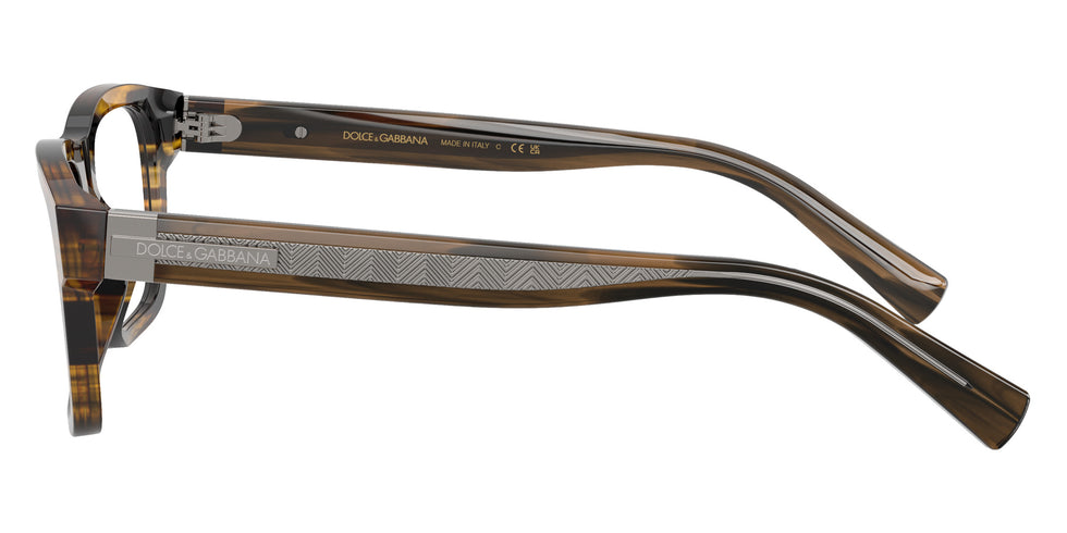 DOLCE&GABBANA DG3446 3063 51 - Striped Brown #id:dg34463063_s:100110