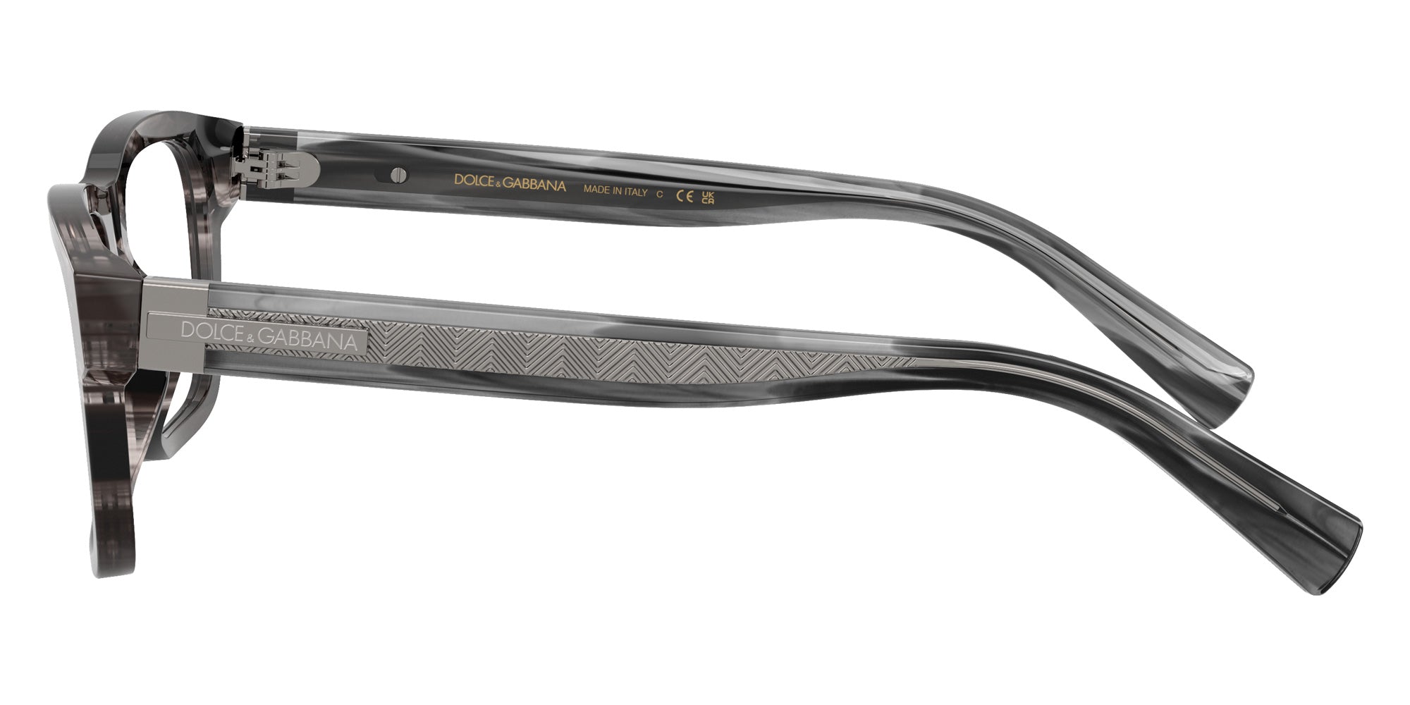 DOLCE&GABBANA DG3446 3440 51 - Striped Gray #id:dg34463440_s:104110