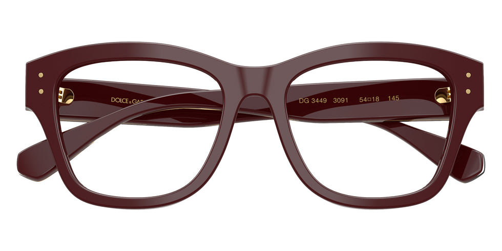 DOLCE&GABBANA DG3449 3091 52 - Bordeaux #id:dg34493091_s:100120