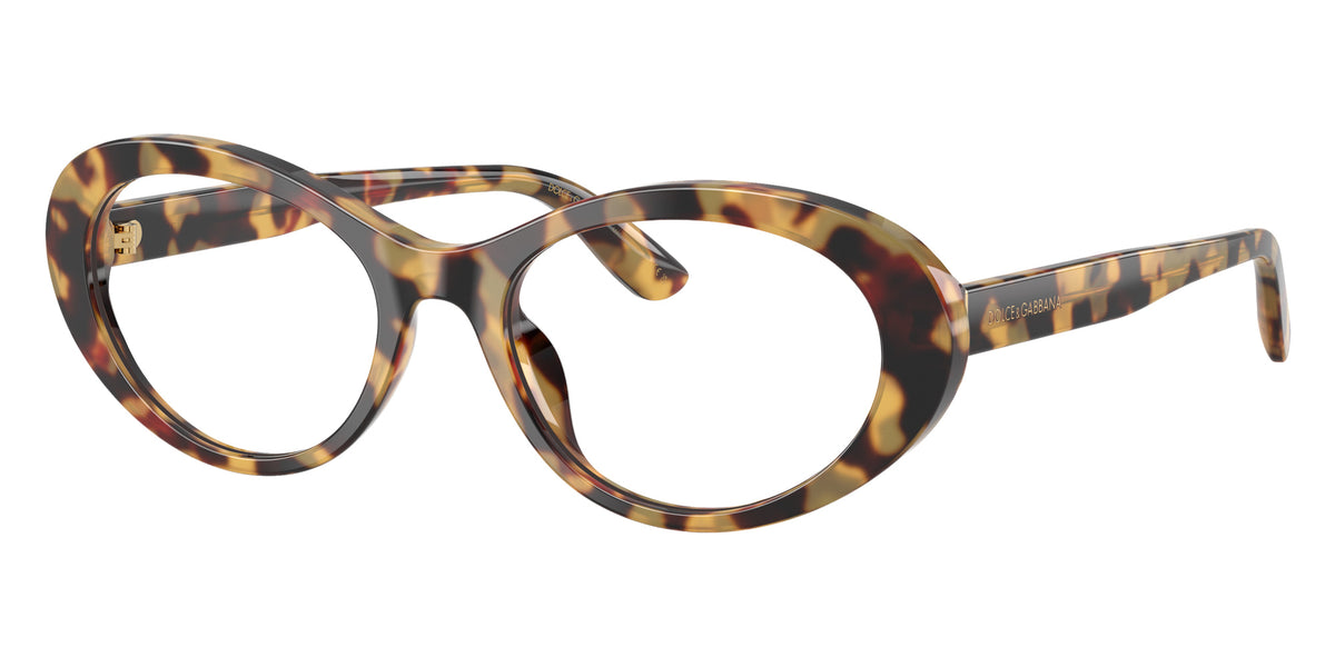 DOLCE&GABBANA DG3450 512 53 - Yellow Havana / Clear Blue Light Filter #id:dg3450512_s:110105