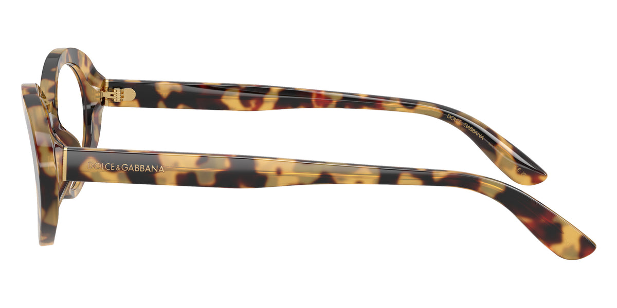 DOLCE&GABBANA DG3450 512 53 - Yellow Havana / Clear Blue Light Filter #id:dg3450512_s:110110