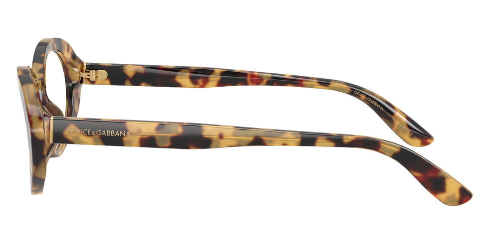 DOLCE&GABBANA DG3450 512 53 - Yellow Havana / Clear Blue Light Filter #id:dg3450512_s:110110