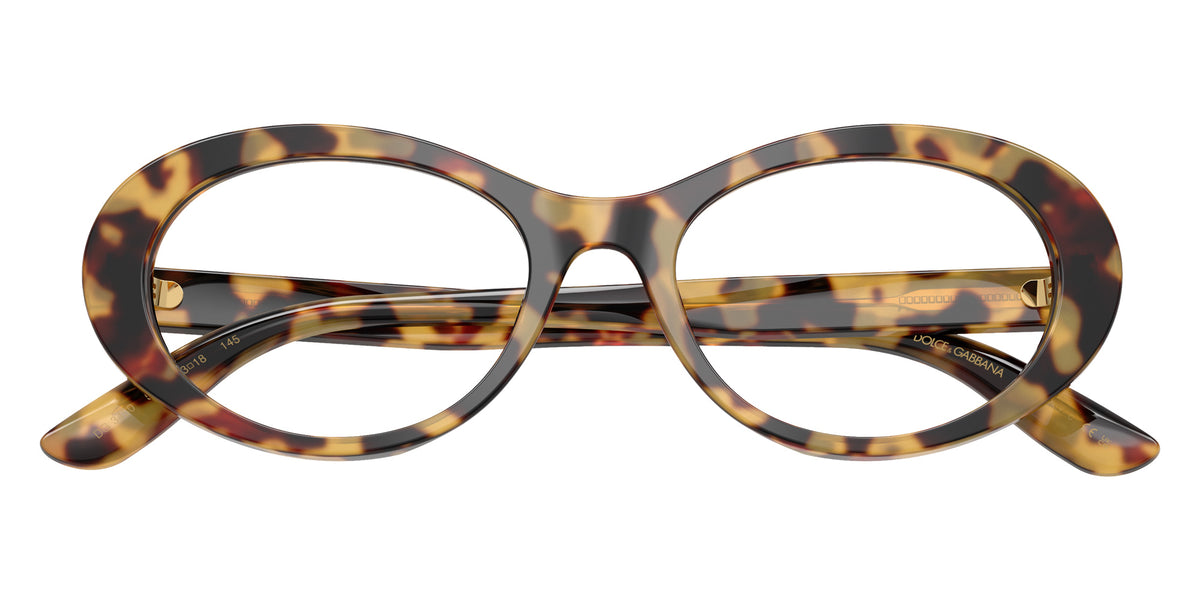 DOLCE&GABBANA DG3450 512 53 - Yellow Havana / Clear Blue Light Filter #id:dg3450512_s:110120