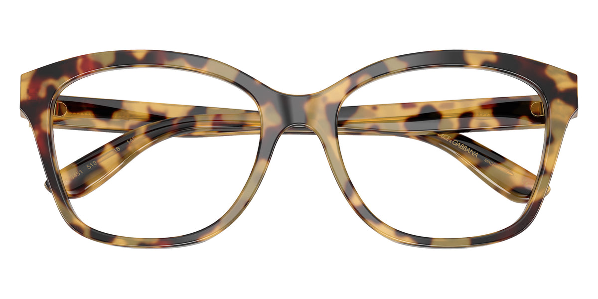 DOLCE&GABBANA DG3451 512 54 - Yellow Havana / Clear Blue Light Filter #id:dg3451512_s:120120