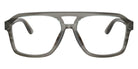 DOLCE&GABBANA DG3452 3479 57 - Transparent Gray on Striped Gray / Clear Blue Light Filter #id:dg34523479_s:100100