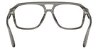 DOLCE&GABBANA DG3452 3479 57 - Transparent Gray on Striped Gray / Clear Blue Light Filter #id:dg34523479_s:100115
