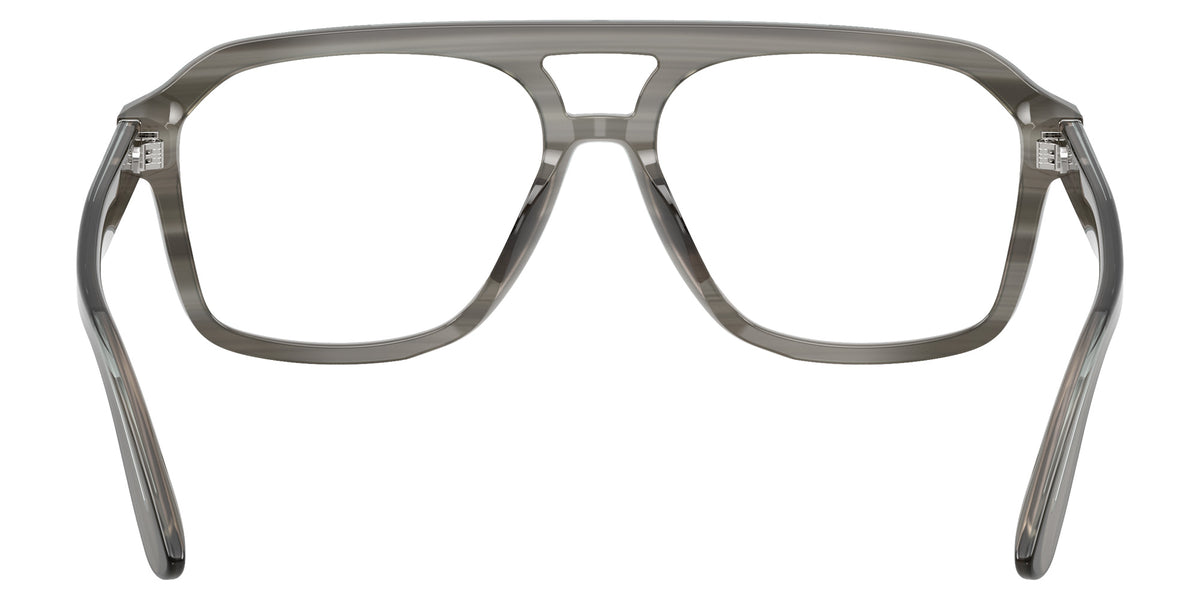 DOLCE&GABBANA DG3452 3479 57 - Transparent Gray on Striped Gray / Clear Blue Light Filter #id:dg34523479_s:100115