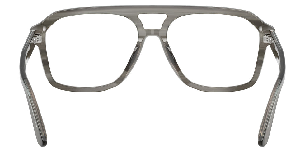 DOLCE&GABBANA DG3452 3479 57 - Transparent Gray on Striped Gray / Clear Blue Light Filter #id:dg34523479_s:100115