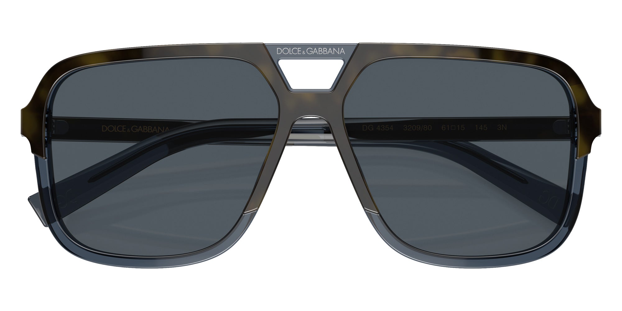 DOLCE & GABBANA DG4354 320980 58 - Havana Transparent Blue / Brown Gradient Dark Brown #id:dg4354320980_s:102120