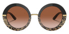 DOLCE & GABBANA DG4393F 324413 52 - Black/Leo Print / Brown Gradient #id:dg4393f324413_s:100100