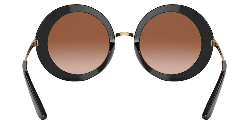DOLCE & GABBANA DG4393F 324413 52 - Black/Leo Print / Brown Gradient #id:dg4393f324413_s:100115