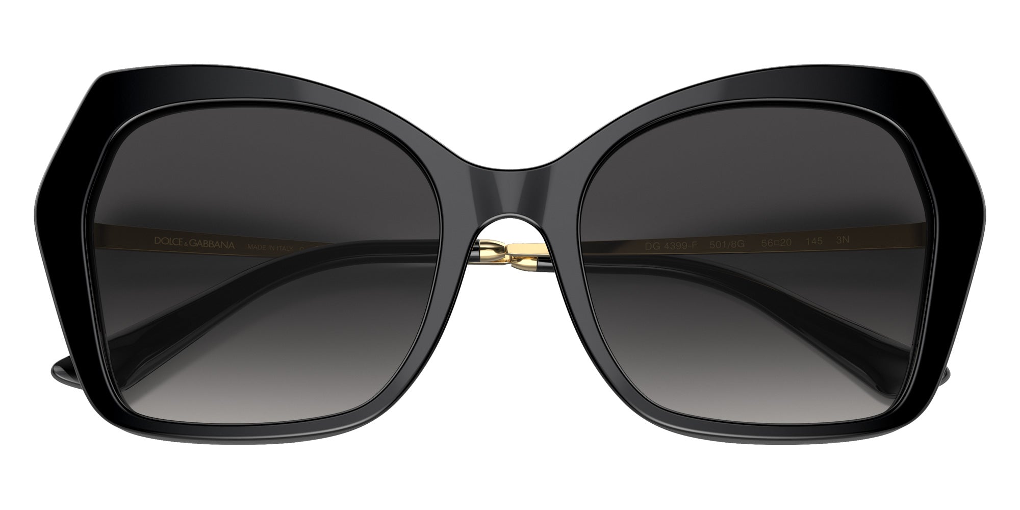 DOLCE & GABBANA DG4399F 501/8G 56 - Black / Gray Gradient #id:dg4399f5018g_s:100120