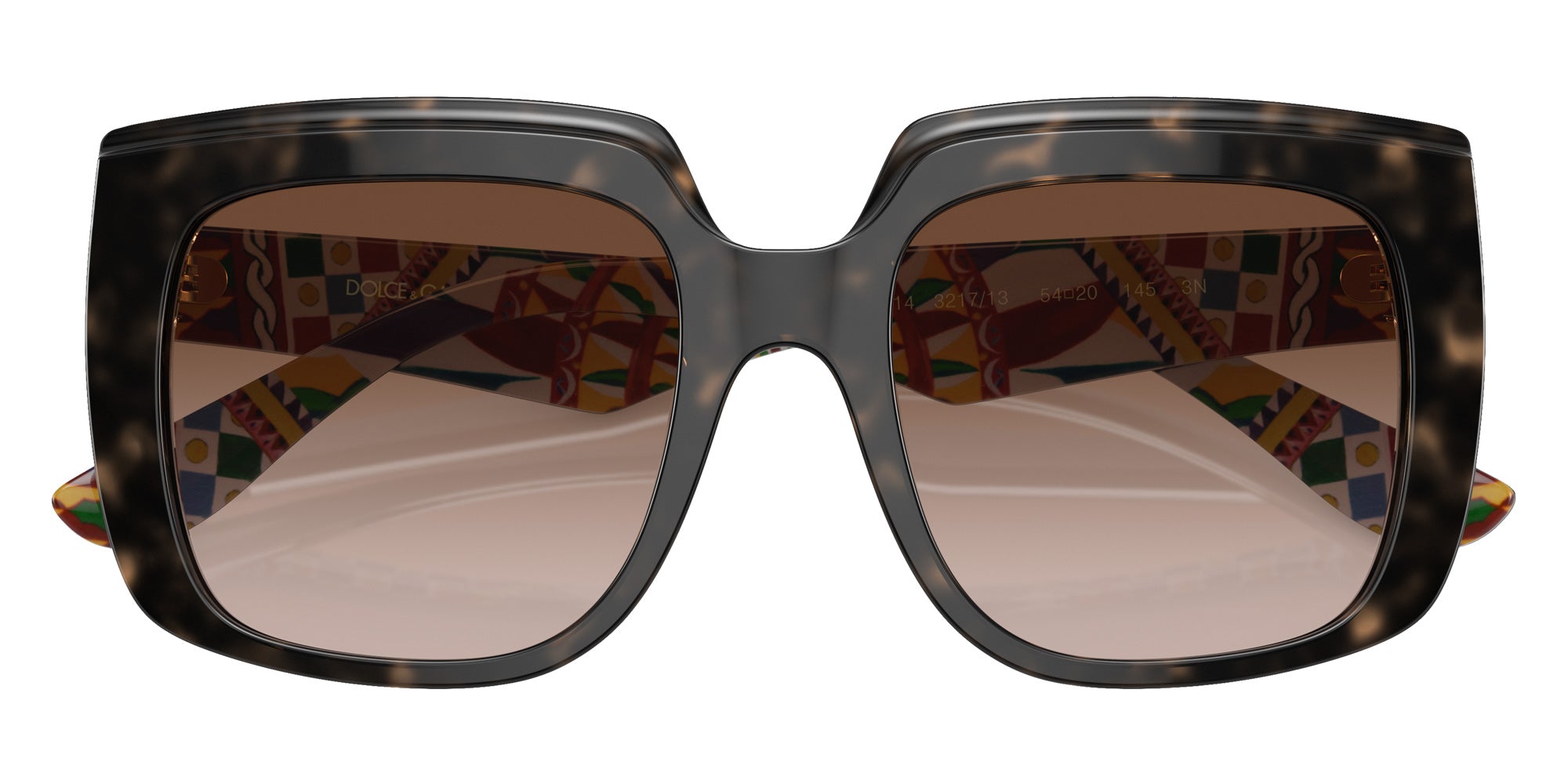 DOLCE & GABBANA DG4414 321713 54 - Havana on White Barrow / Gradient Brown #id:dg4414321713_s:100120