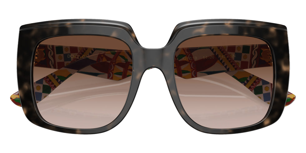 DOLCE & GABBANA DG4414 321713 54 - Havana on White Barrow / Gradient Brown #id:dg4414321713_s:100120