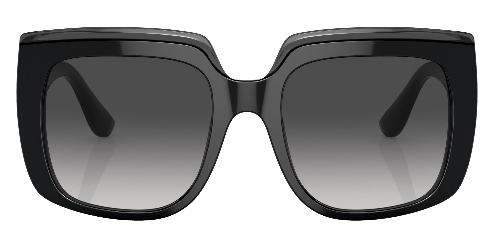 DOLCE & GABBANA DG4414 501/8G 54 - Black on Transparent Black / Gray Gradient #id:dg44145018g_s:102100